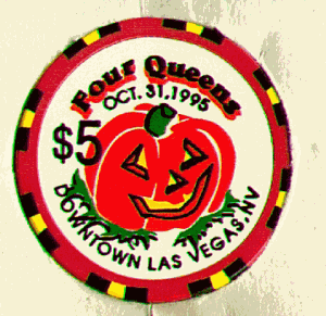 4 queens Halloween Pumpkin 1995