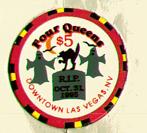 4 Queens Halloween Tombstone 1995