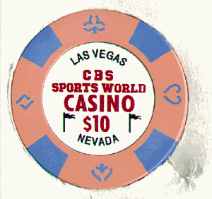 CBS Sports World. Vegas. $10