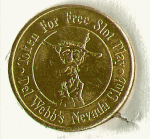Del Webb's Nevada Club. NCV token. front.