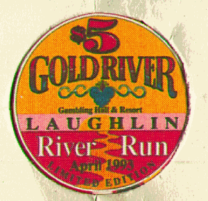 $5 River Run 1993. chipco. back