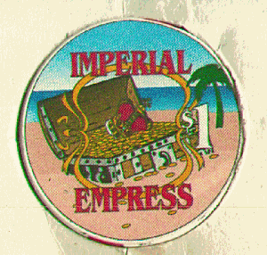 $1 Imperial Empress. Port Manatee, Fl. Chipco.