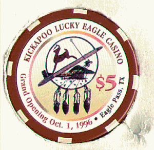 Kickapoo Lucky Eagle Casino. Grand Opening. Oct. 1, 1996