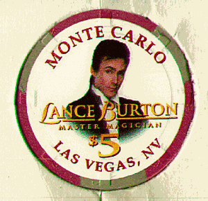 $5 Monte Carlo. Lance Burton