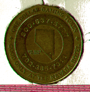 State of Nevada. 1992 reverse.