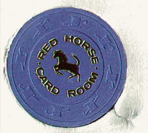 Blue. Gold hot stamp. H&C. front.