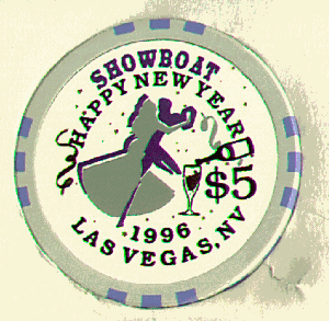 $5 Showboat. New Years 1996