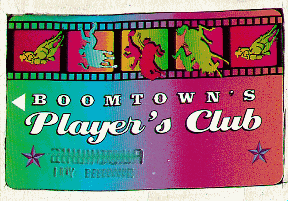 Players Club. Movie reel. Raised black name/number