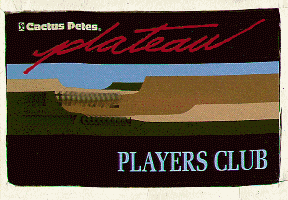 Plateau Palyers Club. Black name/number