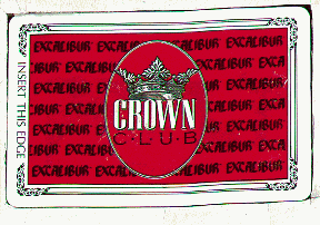 Crown Club. Red. No name/number