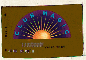 Dark gold. Club Magic logo. Raised silver name/number