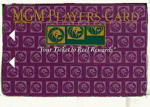 MGM Grand Players Club. Purple. 