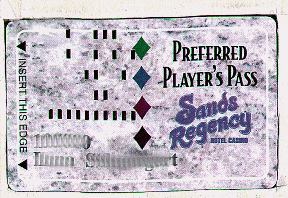 Preferred Players Pass. Purple marble background. Black name/number