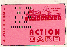 Action card. Dark pink