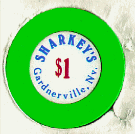 Green. Red $1. Blue lettering