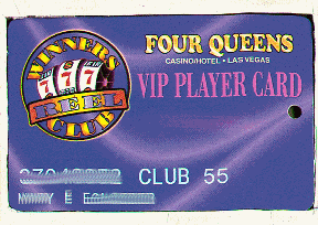 Purple. VIP Players Card.