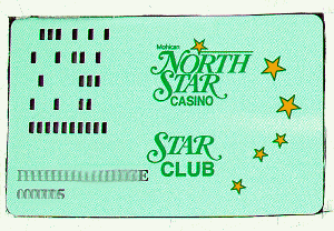 North Star. Star club. Light green