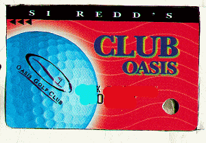 Oasis Club. Golf ball