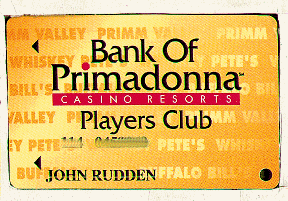 Generic card used in Primm Valley, Whiskey Pete's & Buffalo Bill's