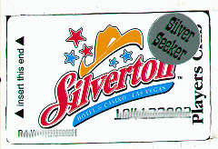 Silverton. Players Club. Raised black name/number