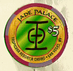 $5 Tropicana. Jade Palace. back