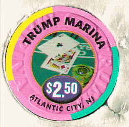 Trump Marina. Blackjack. back