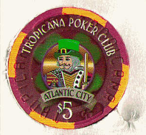 Trop Poker Club. St. Pat's Day 1998. front