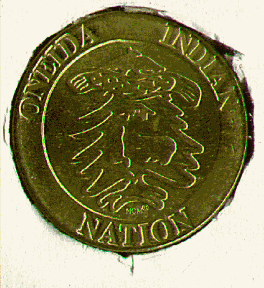 Oneida Indian Nation logo. Obverse.