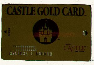 Castle Gold Card. Small Castle