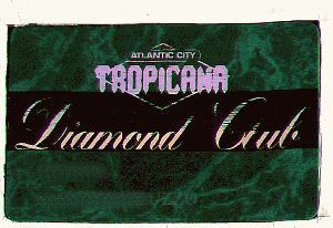 Diamond Club. Green. Silver name/number. Poor condition.