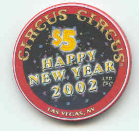 New Year 2002. back. Chipco