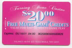 Dark pink. $20 free multi game credits